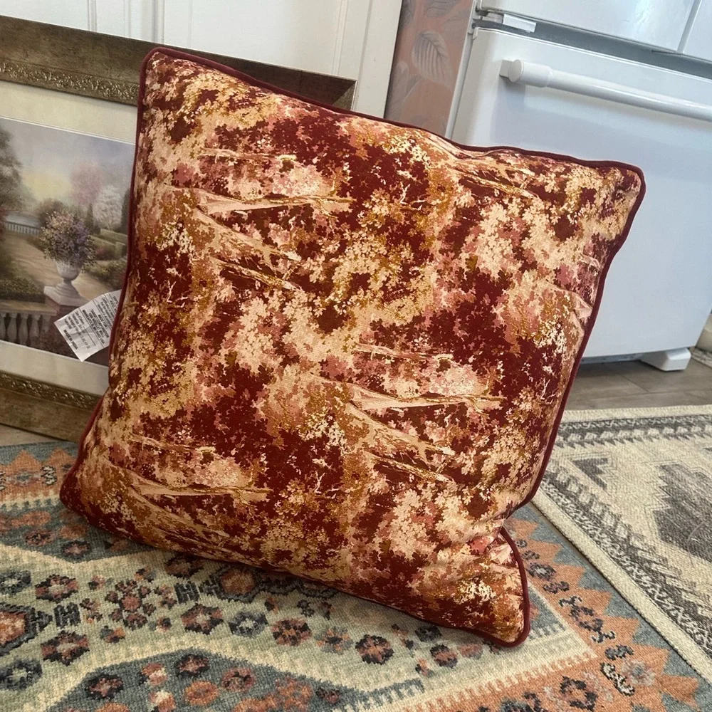 New Threshold X Studio McGee 24x24 Abstract Throw Pillow Abstract Tree Victorian